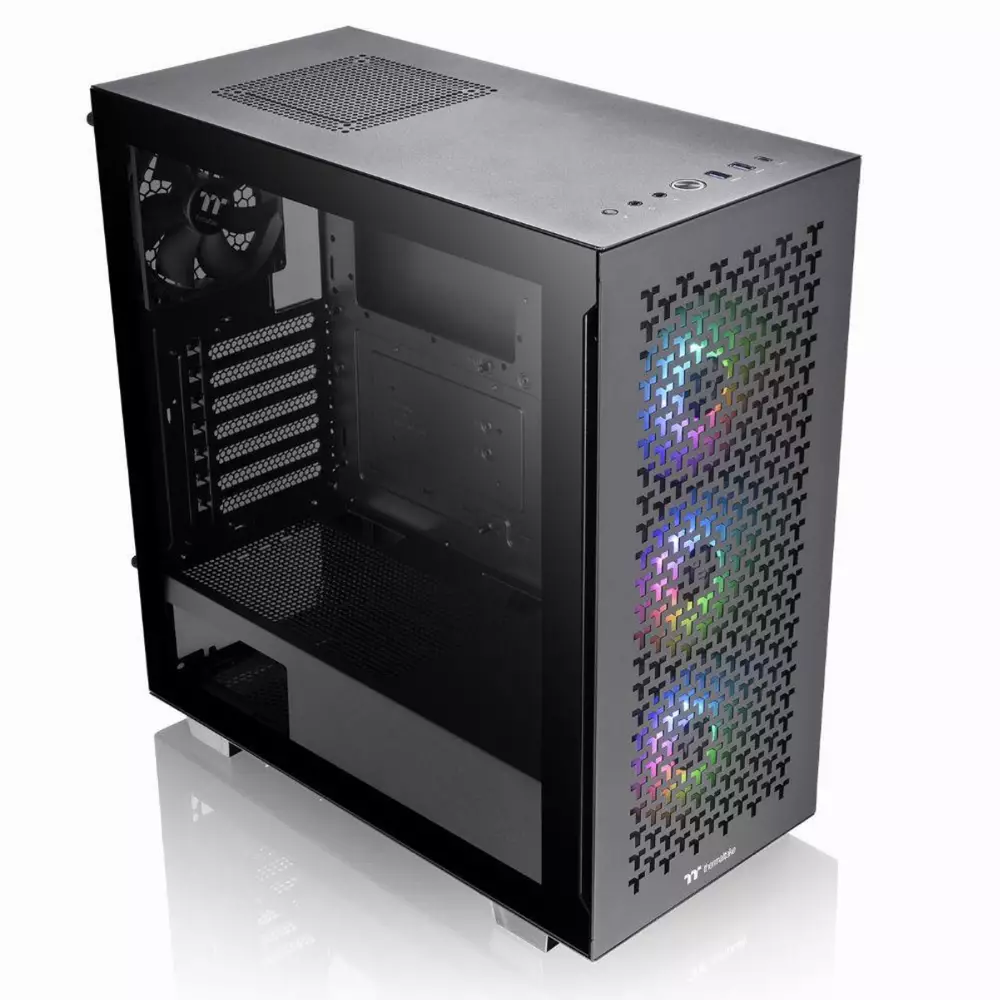 Кутия Thermaltake V350 TG Air ARGB Tempered Glass Mid-Tower Black