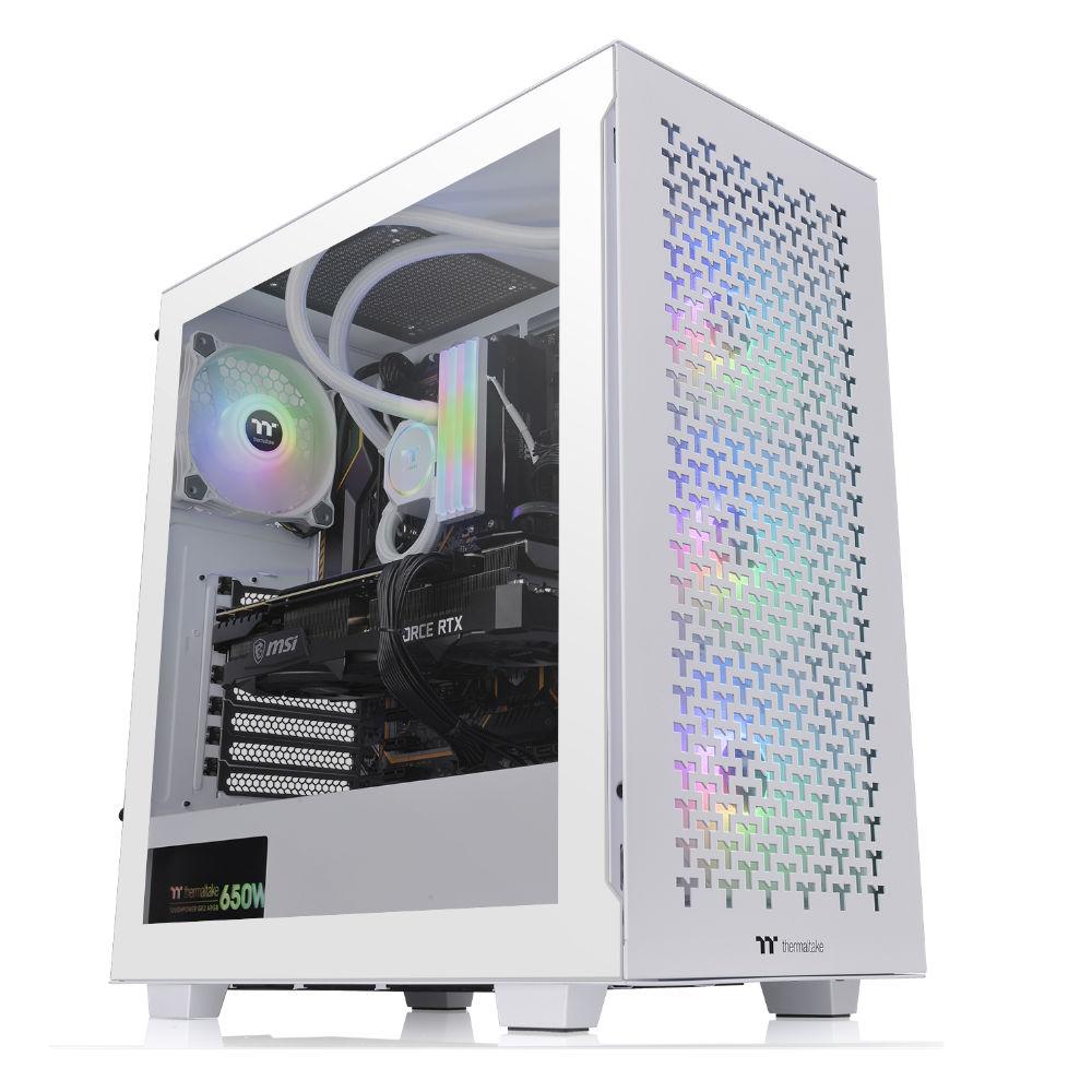 Кутия Thermaltake V350 TG Air ARGB Tempered Glass Mid-Tower White
