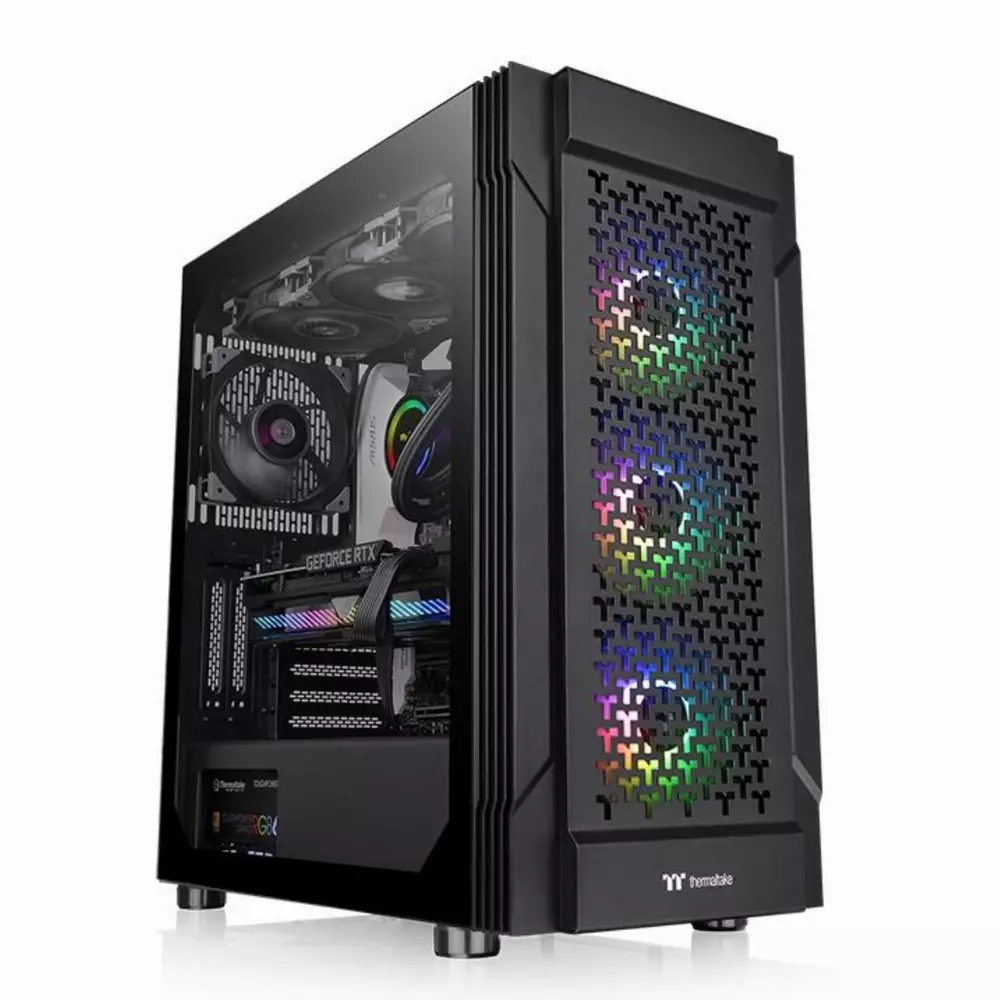 Кутия Thermaltake Versa T27 TG ARGB Tempered Glass Mid-Tower Black