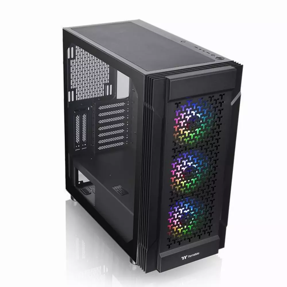 Кутия Thermaltake Versa T27 TG ARGB Tempered Glass Mid-Tower Black