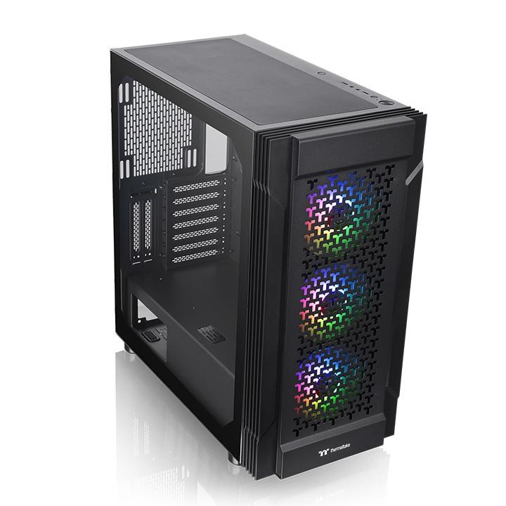Кутия Thermaltake Versa T27 TG ARGB Tempered Glass Mid-Tower Black
