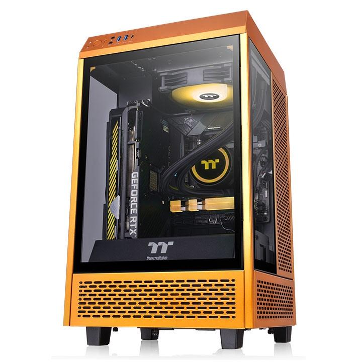 Кутия Thermaltake The Tower 100 TG ARGB ITX Mini-Tower Metallic Gold