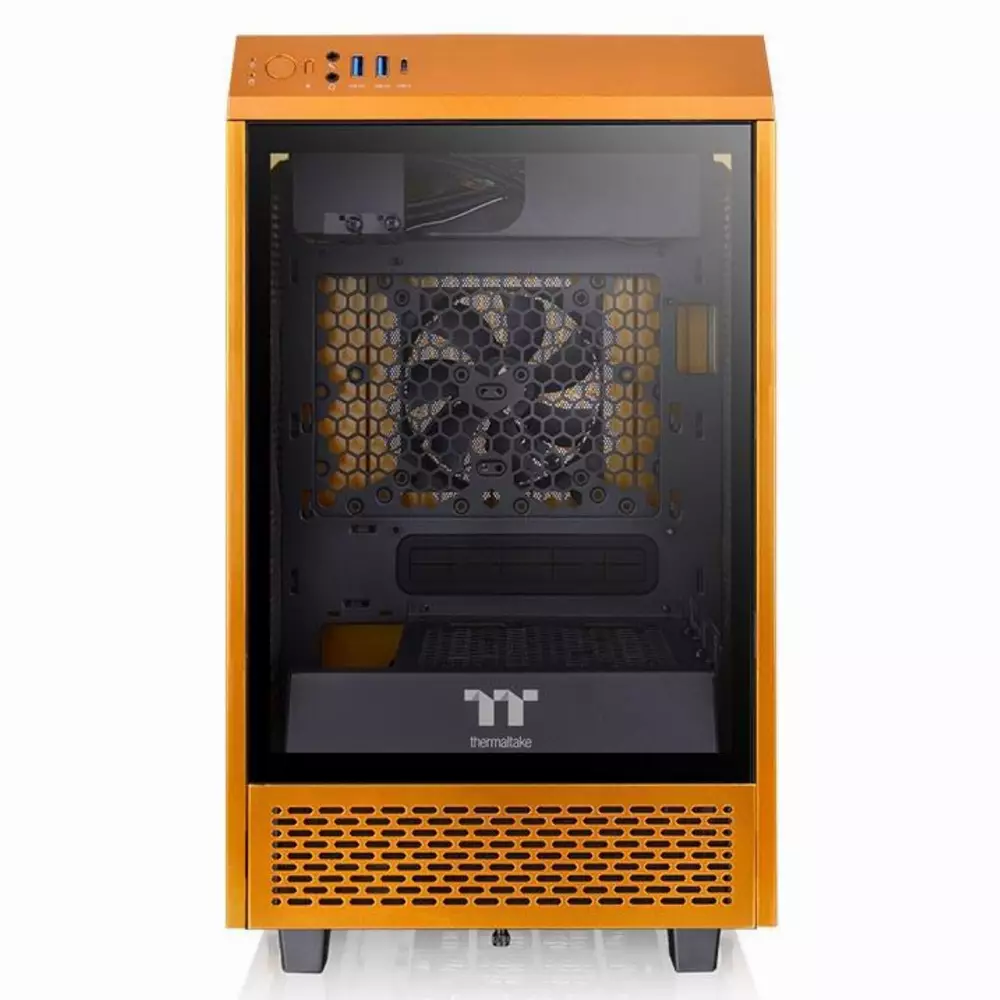 Кутия Thermaltake The Tower 100 TG ARGB ITX Mini-Tower Metallic Gold