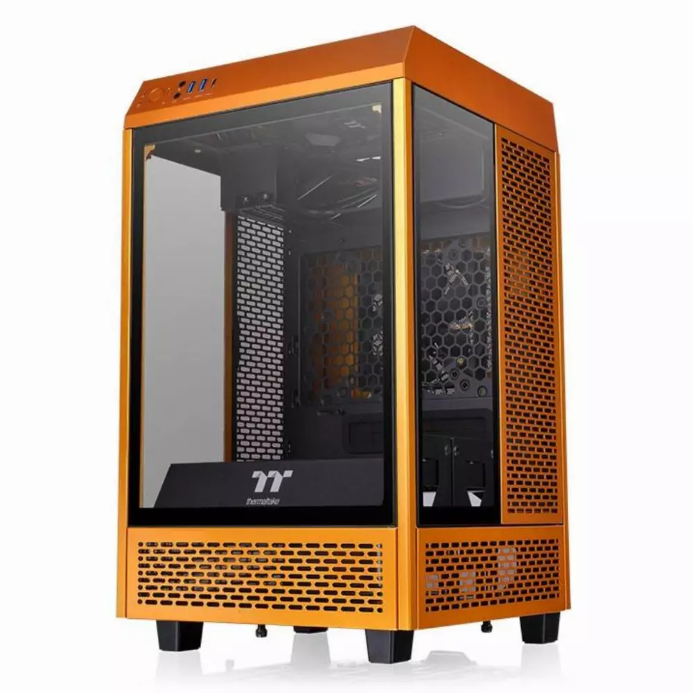 Кутия Thermaltake The Tower 100 TG ARGB ITX Mini-Tower Metallic Gold