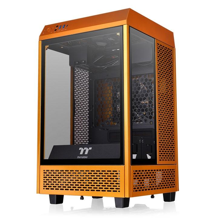 Кутия Thermaltake The Tower 100 TG ARGB ITX Mini-Tower Metallic Gold