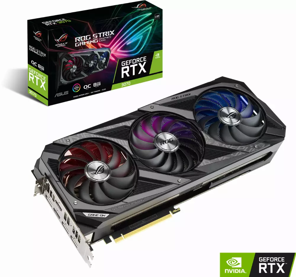 Видео карта ASUS ROG Strix GeForce RTX 3070 V2 OC Edition 8GB GDDR6