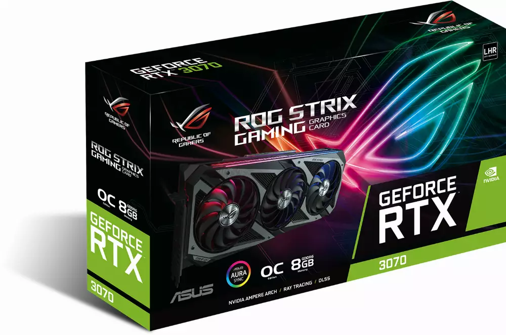 Видео карта ASUS ROG Strix GeForce RTX 3070 V2 OC Edition 8GB GDDR6