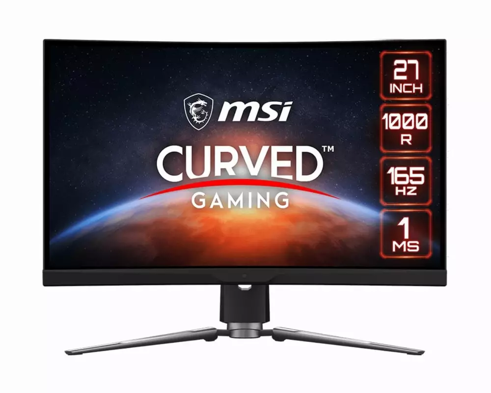 Монитор MSI MPG ARTYMIS 273CQR Curved 1000R, 27", VA, WQHD 2560x1440, 165Hz, 1ms, HDR400