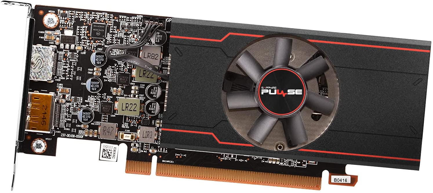 Видео карта Sapphire Pulse AMD Radeon RX 6400 GAMING 4GB GDDR6 Low Profile