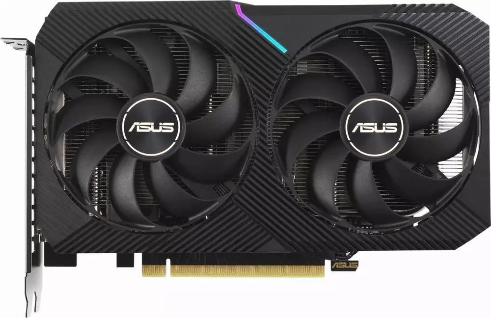 Видео карта ASUS DUAL GeForce RTX 3060 Ti V2 MINI OC Edition 8GB GDDR6 LHR