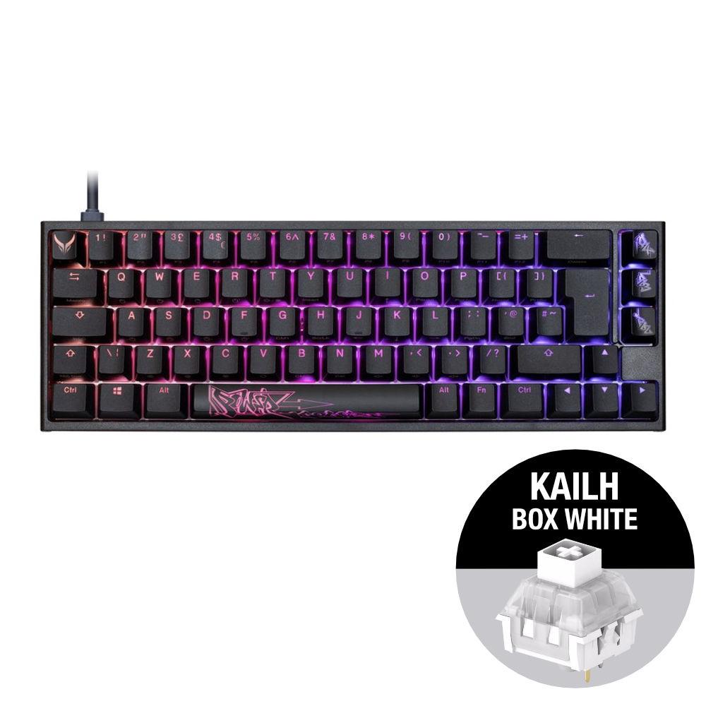 Gaming μηχανικό πληκτρολόγιο Ducky x PowerColor One 2 SF RGB Kailh BOX White