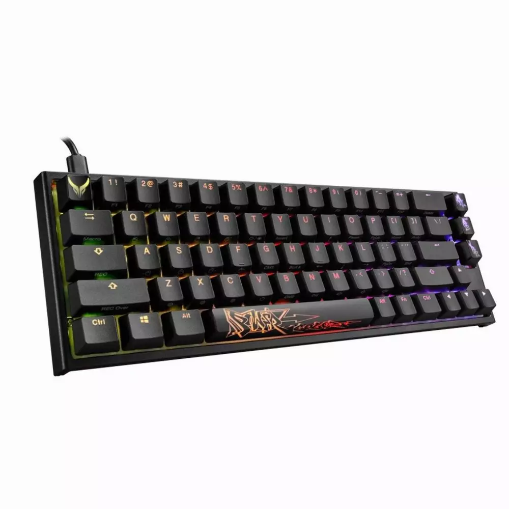 Gaming μηχανικό πληκτρολόγιο Ducky x PowerColor One 2 SF RGB Kailh BOX White