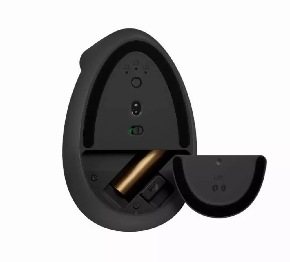 Безжична Мишка Logitech Lift Left Vertical Graphite - 910-006474