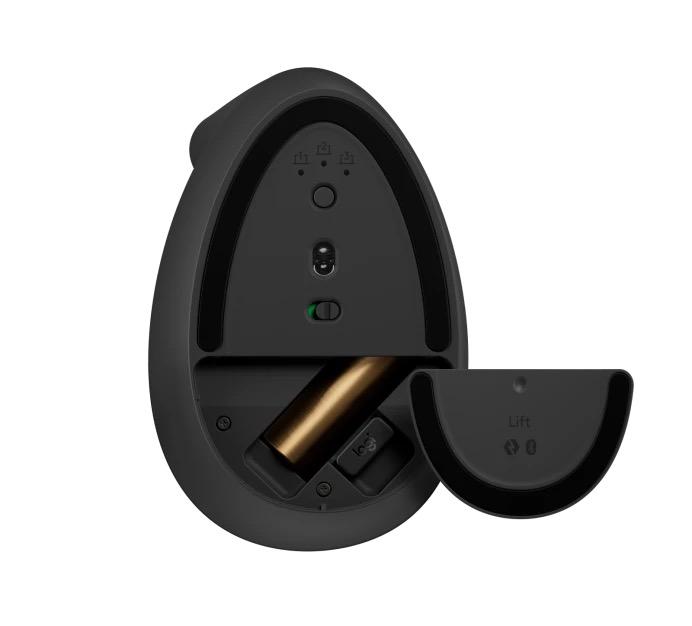 Безжична Мишка Logitech Lift Left Vertical Graphite - 	910-006474