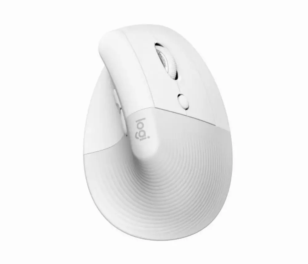 Безжична Мишка Logitech Lift Vertical Off-White - 910-006475