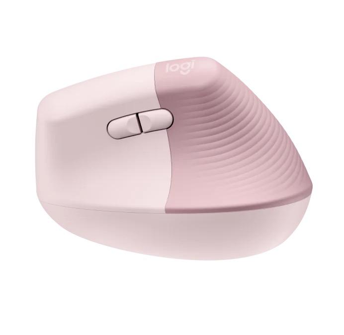 Безжична Мишка Logitech Lift Vertical Rose - 910-006478