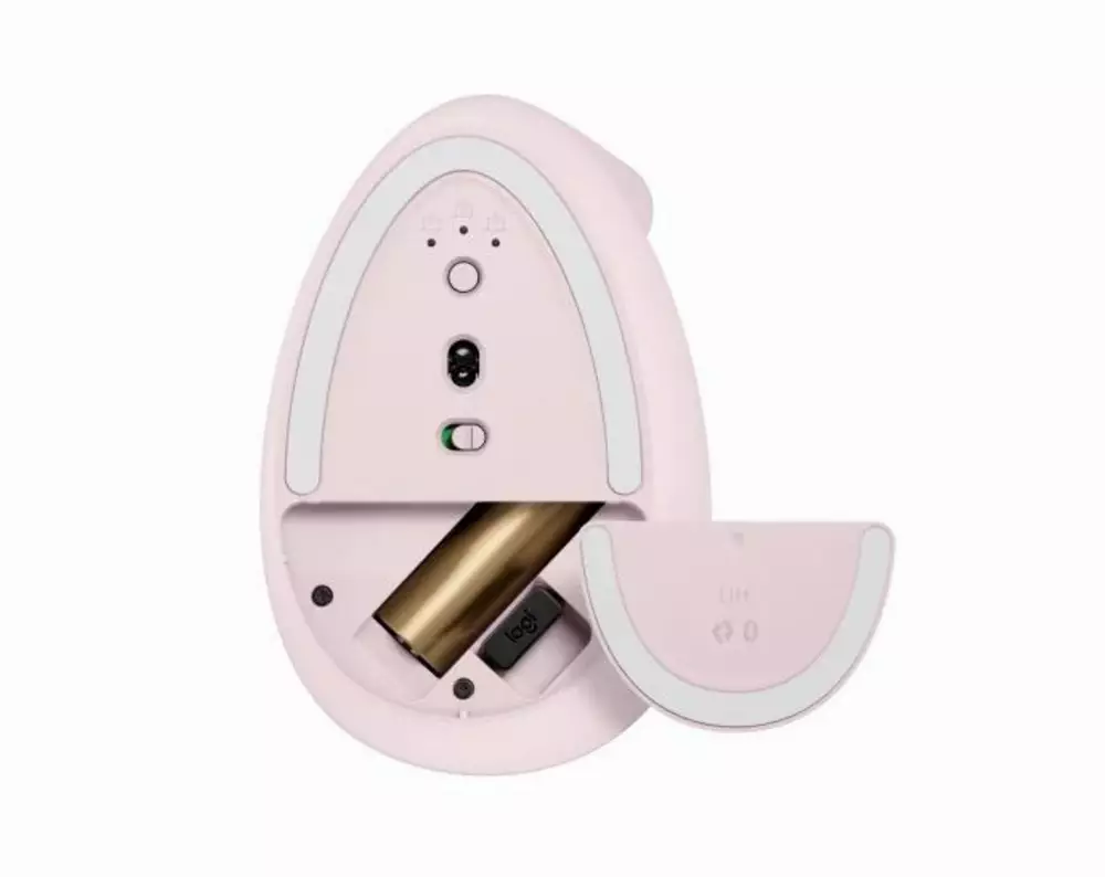 Безжична Мишка Logitech Lift Vertical Rose - 910-006478