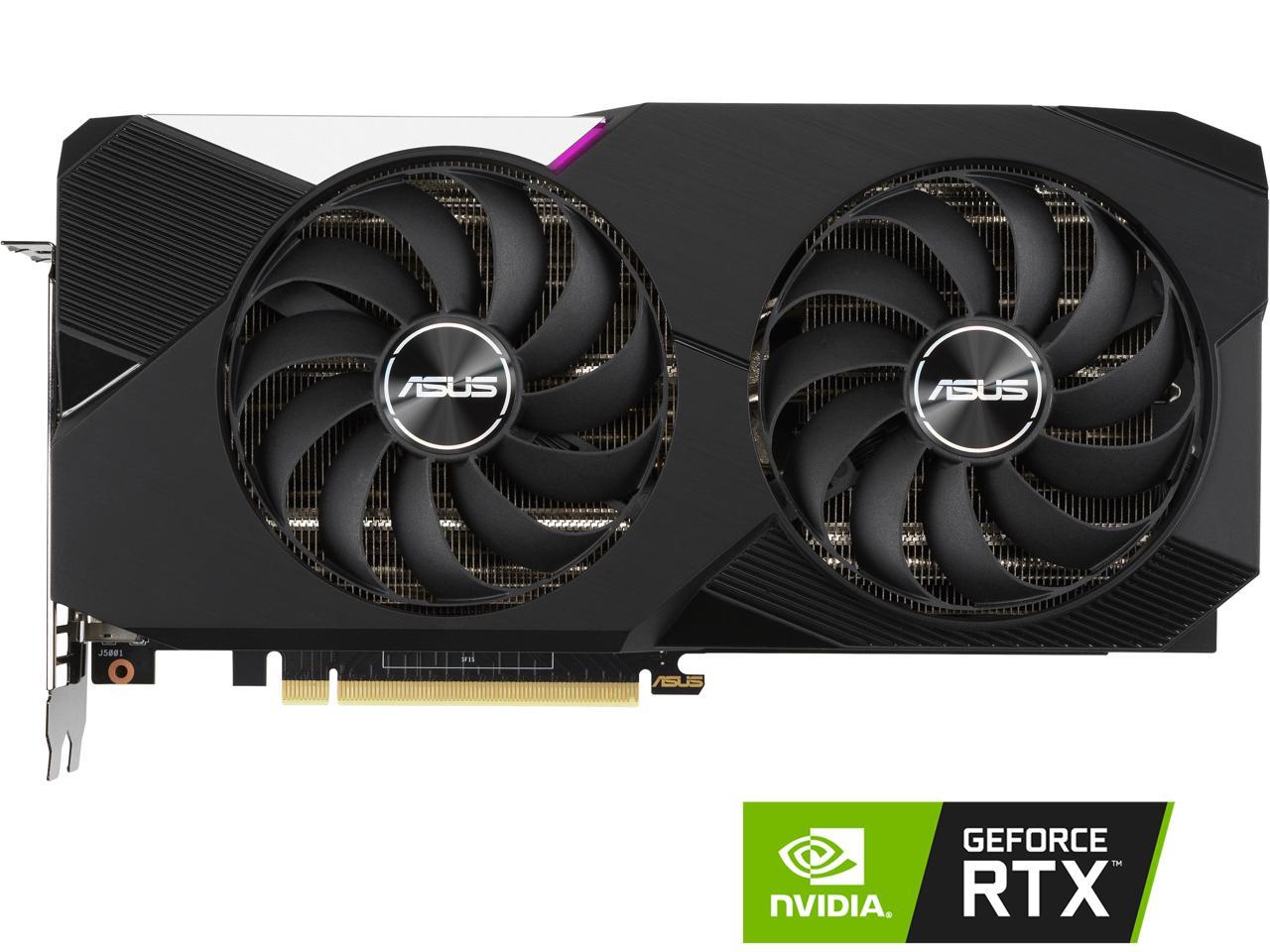 Видео карта ASUS Dual GeForce RTX 3070 V2 OC 8GB LHR - 	90YV0FQC-M0NA00