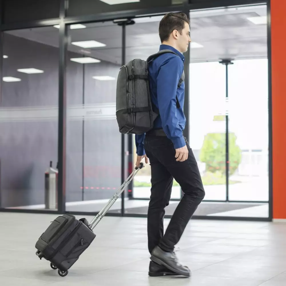 Раница за лаптоп HAMA Day Trip Traveller, 40 cm (15.6"), Сив