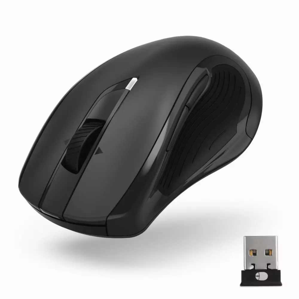 Безжична оптична мишка HAMA MW-800, 600-3200 dpi, 7 бутона, Черен