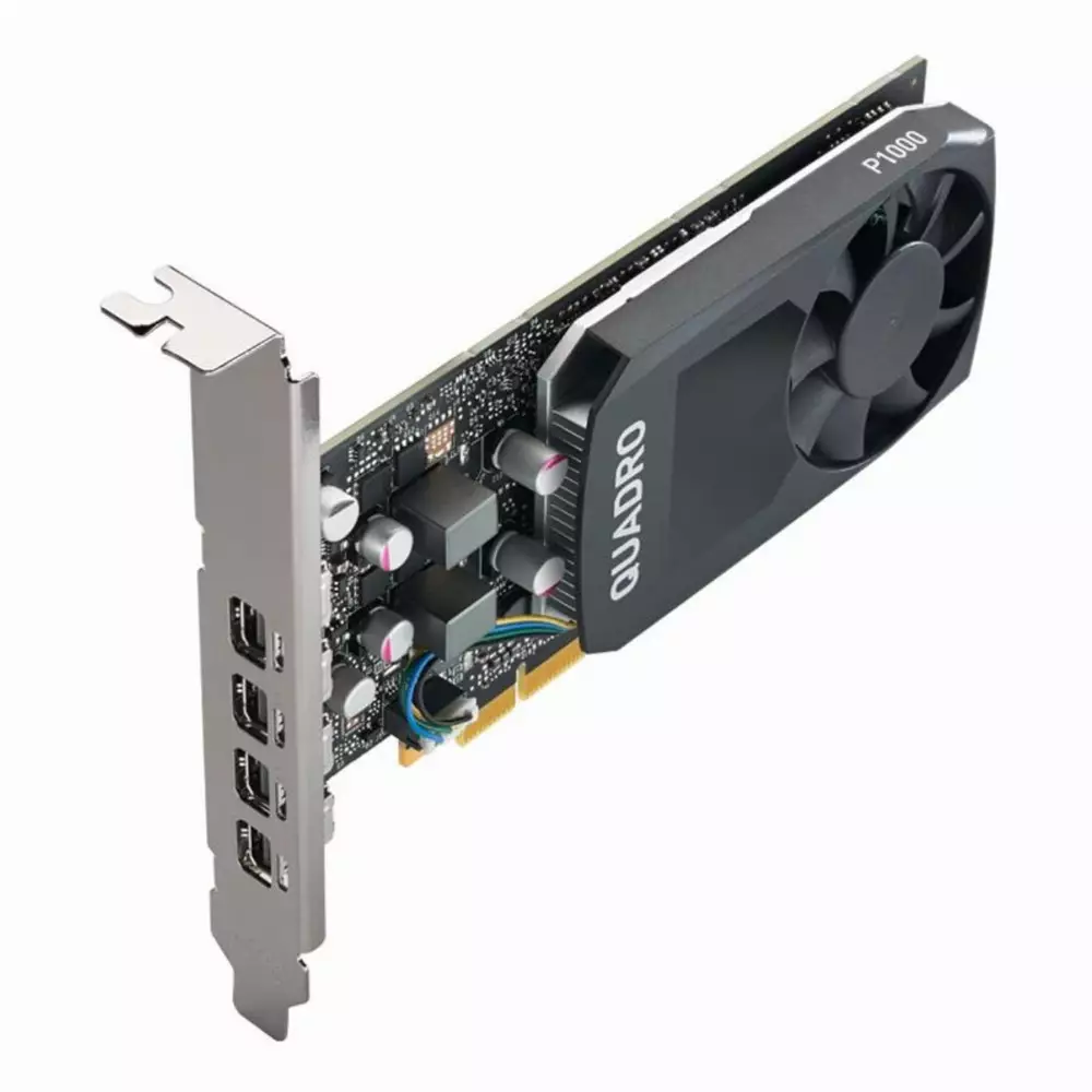 Видео карта PNY NVIDIA Quadro P1000V2, 4GB, GDDR5, 128 bit, 4x mDP