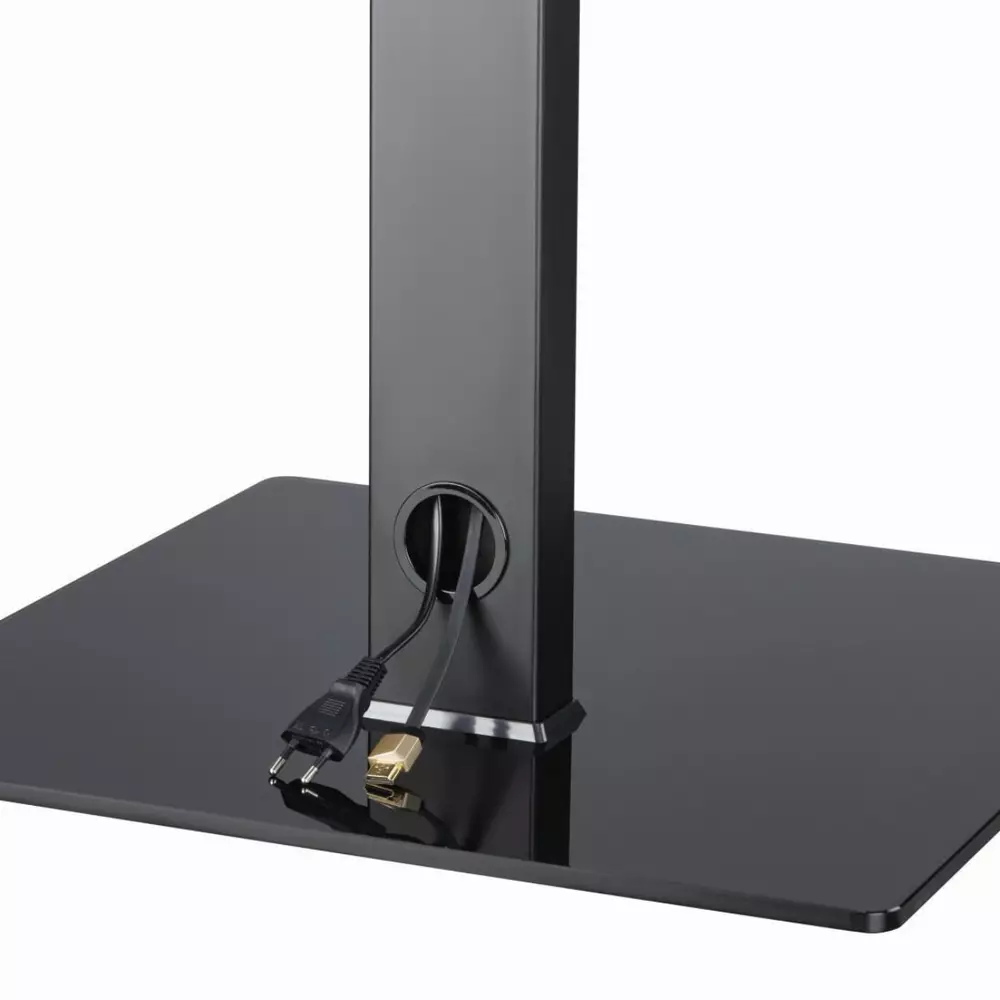 Стойка за TV HAMA, Регулируема, 165 cm (65"), 40 кг, Черен