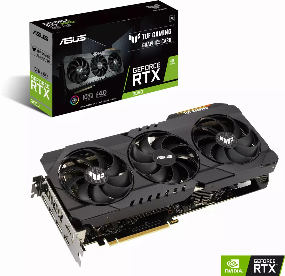 Видео карта ASUS TUF Gaming GeForce RTX 3080 V2 10GB GDDR6X