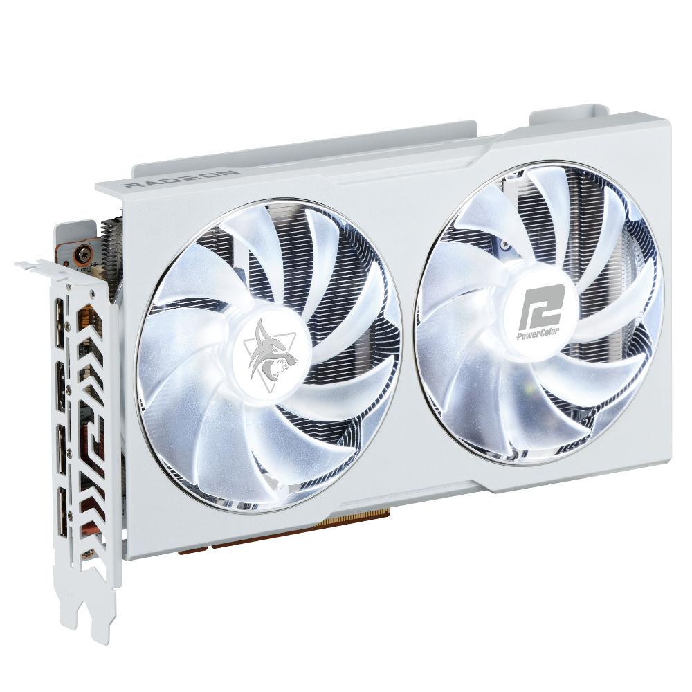 Graphics card PowerColor HellHound Spectral White OC Radeon RX 6650 XT 8GB GDDR6