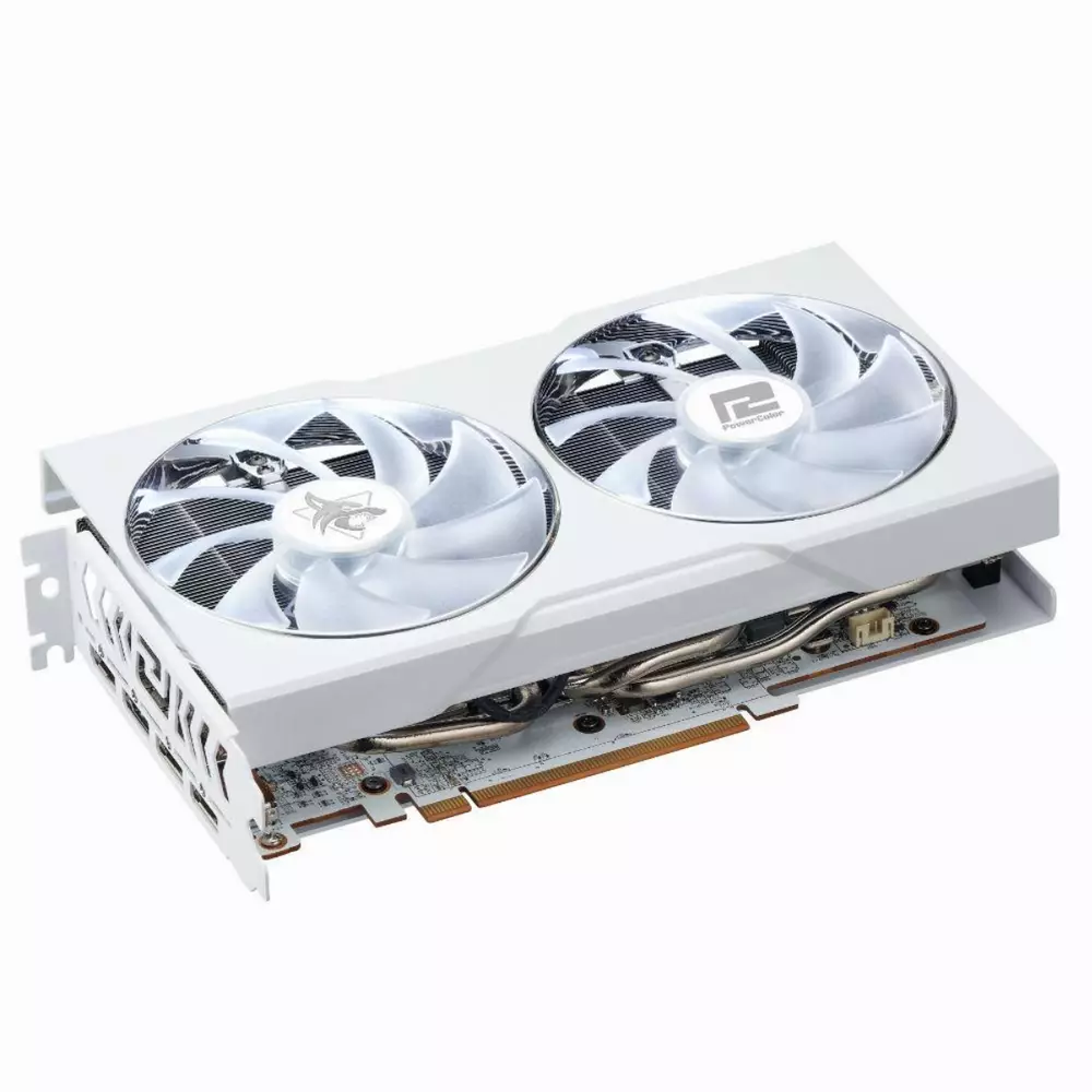 Видео карта PowerColor HellHound Spectral White OC Radeon RX 6650 XT 8GB GDDR6