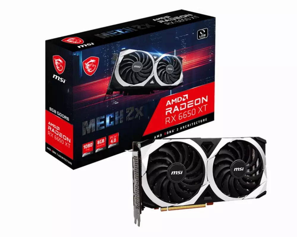 Видео карта MSI  Radeon RX 6650 XT MECH 2X 8GB
