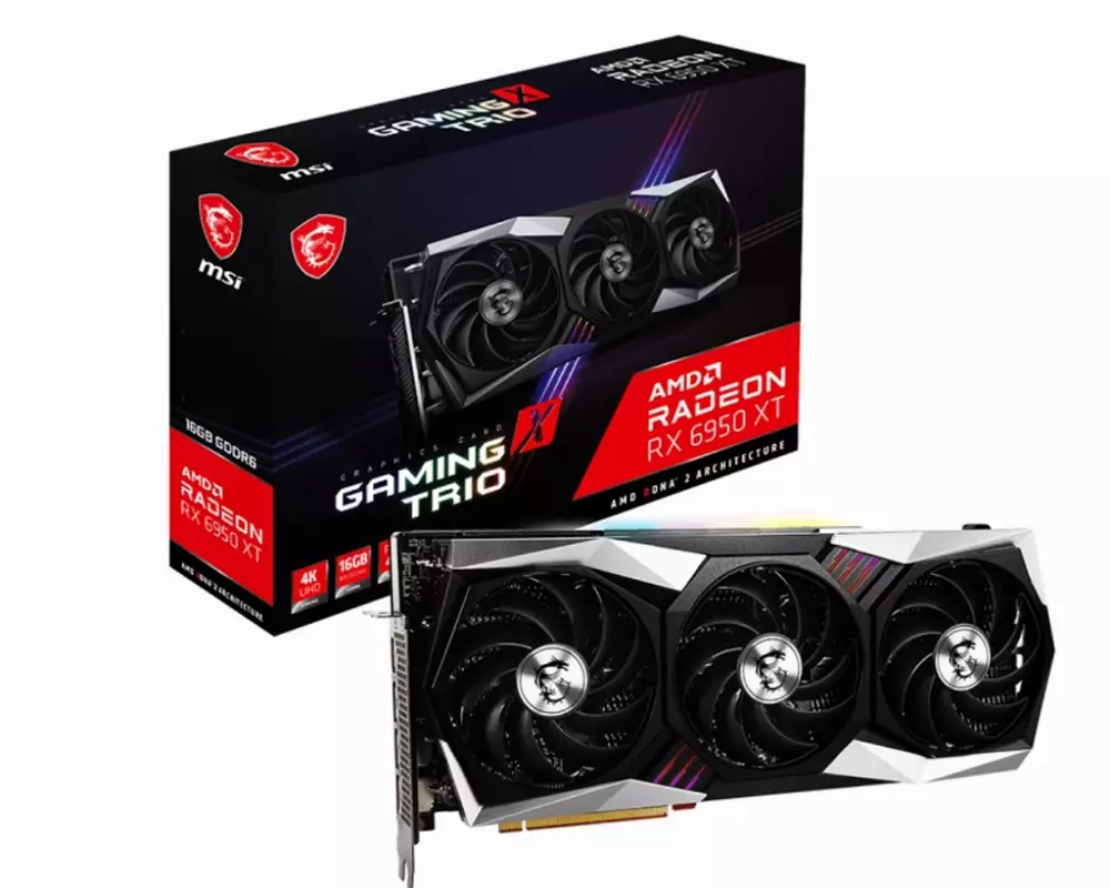 Видео карта MSI Radeon RX 6950 XT Gaming X Trio 16GB