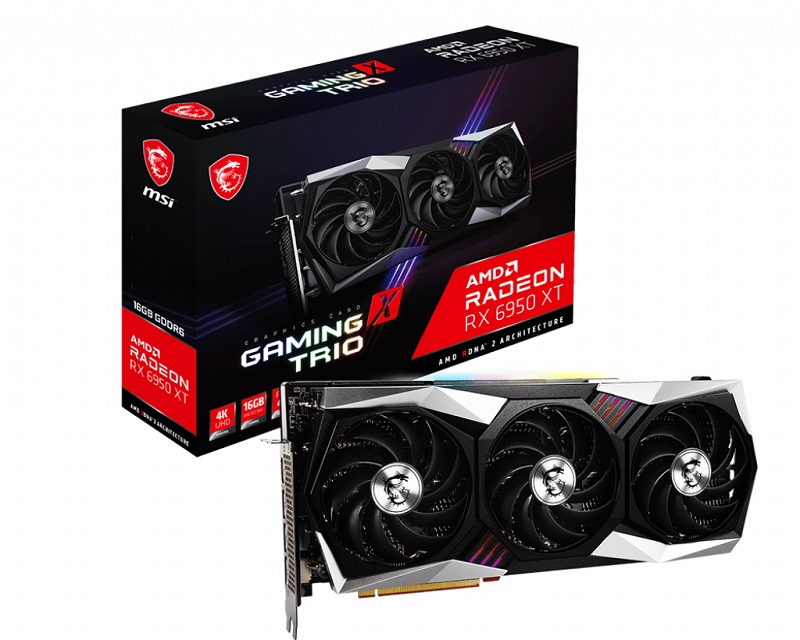 Видео карта MSI Radeon RX 6950 XT Gaming X Trio 16GB