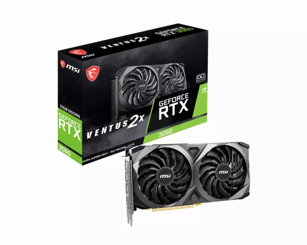 Видео карта MSI GeForce RTX 3060 VENTUS 2X 12G OC - 912-V397-039