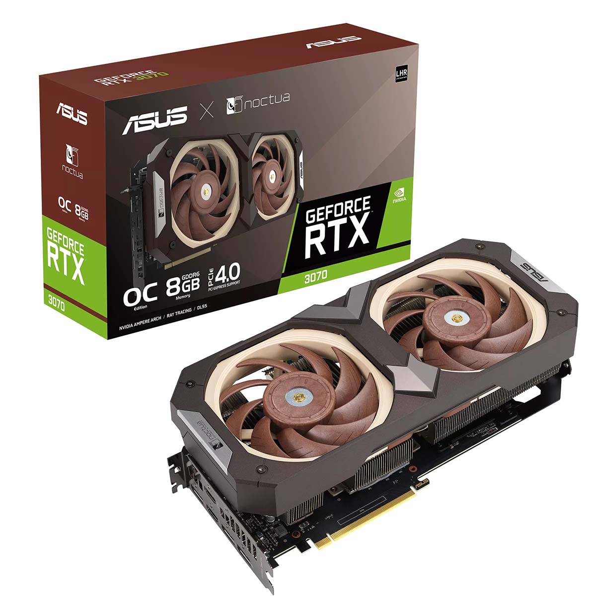 Видео карта ASUS GeForce RTX 3070 Noctua OC Edition 8GB GDDR6