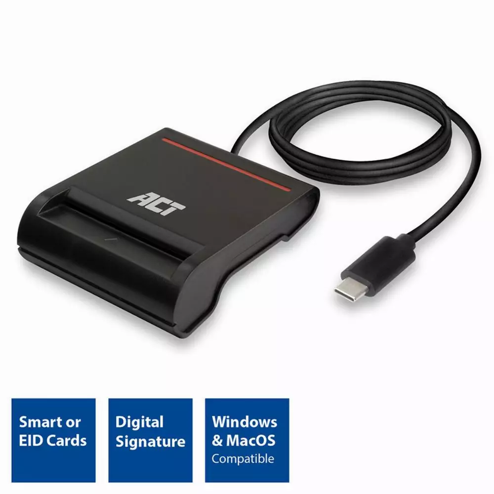 Αναγνώστης έξυπνων καρτών ACT AC6020, USB 3.2 Gen 1