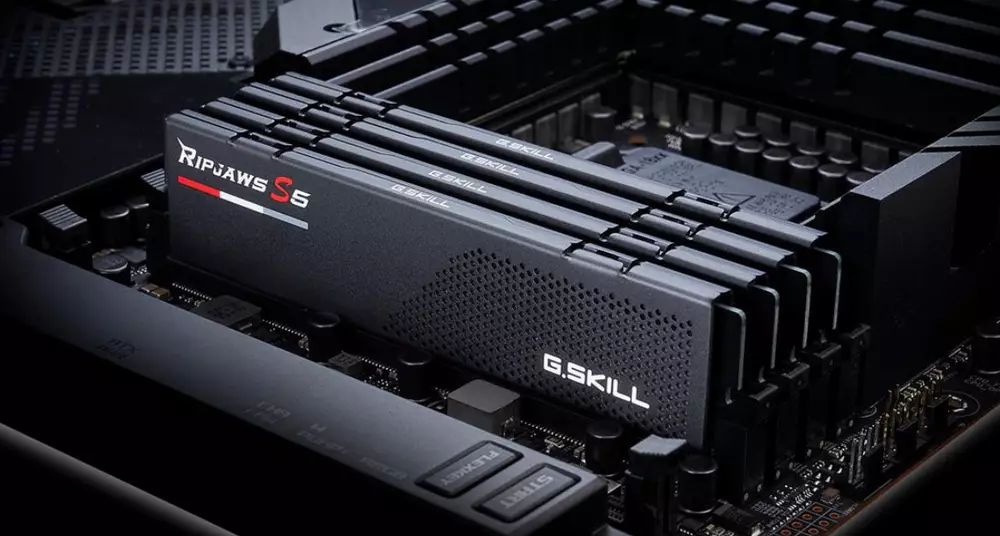 Памет G.SKILL Ripjaws S5 Black 32GB (2x16GB) DDR5 6000MHz CL32 - F5-6000J3238F16GX2-RS5K