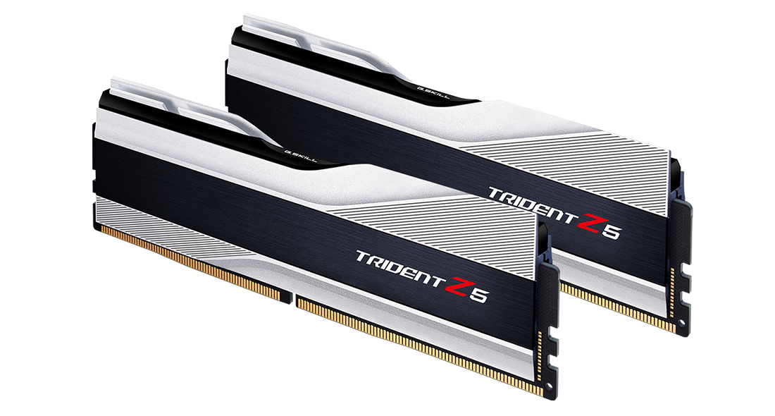 Памет G.SKILL Trident Z5 Silver 32GB (2x16GB) DDR5 5600MHz CL36 - F5-5600J3636C16GX2-TZ5S