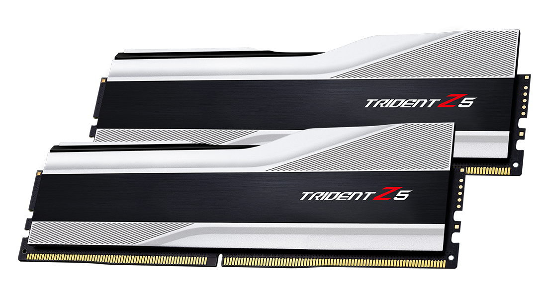 Памет G.SKILL Trident Z5 Silver 32GB (2x16GB) DDR5 5600MHz CL36 - F5-5600J3636C16GX2-TZ5S