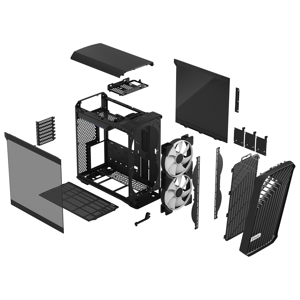 Кутия Fractal Torrent Compact Black RGB - FD-C-TOR1C-02