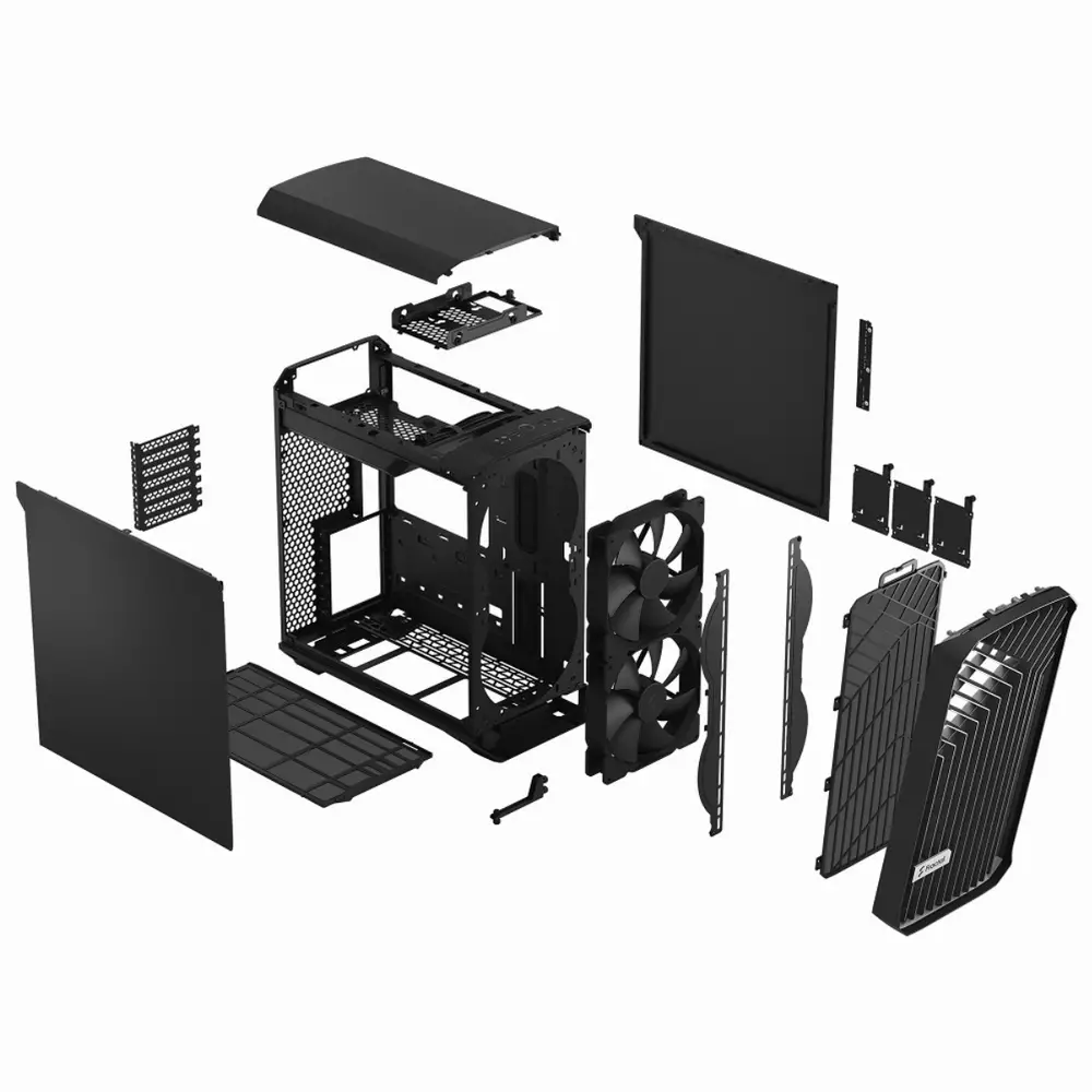 Кутия Fractal Torrent Compact Black Solid - FD-C-TOR1C-04