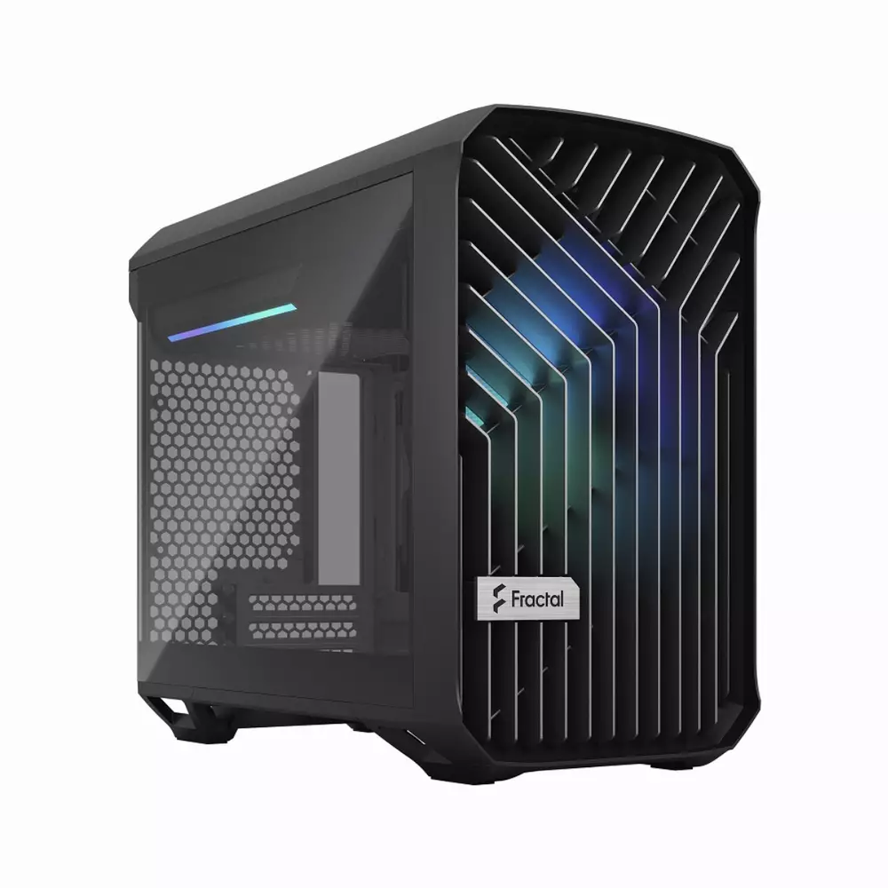 Кутия Fractal Torrent Nano Black RGB ITX - FD-C-TOR1N-02