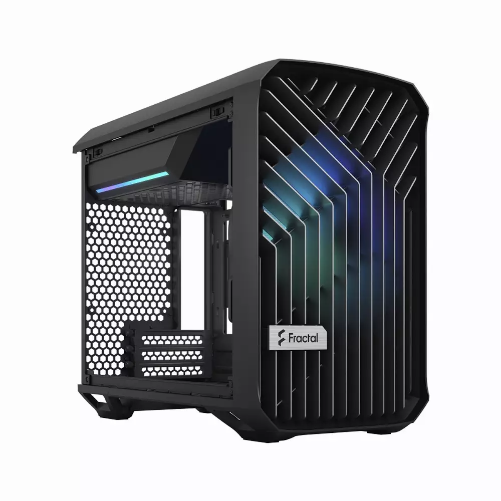 Кутия Fractal Torrent Nano Black RGB ITX - FD-C-TOR1N-02