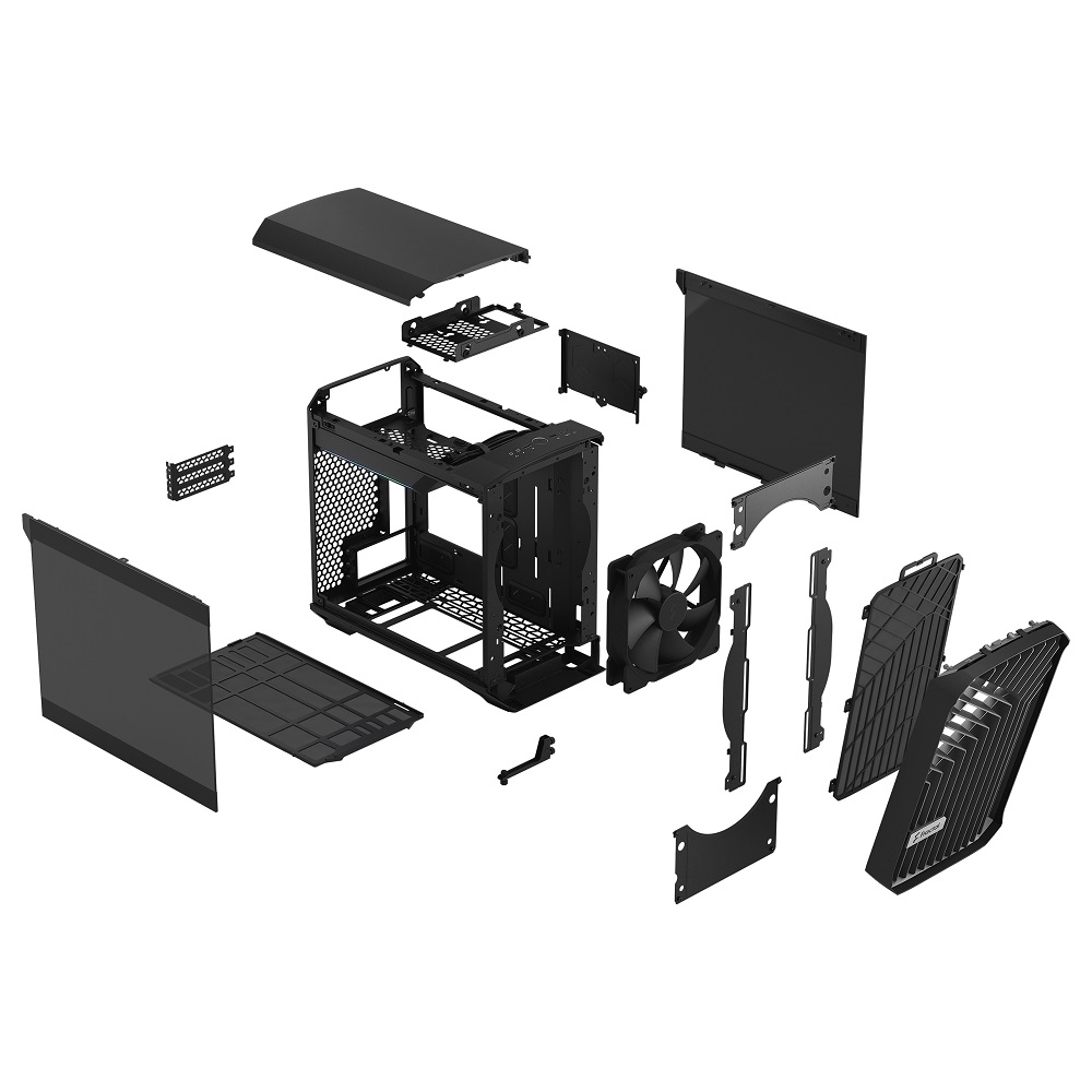 Кутия Fractal Torrent Nano Black ITX - FD-C-TOR1N-01