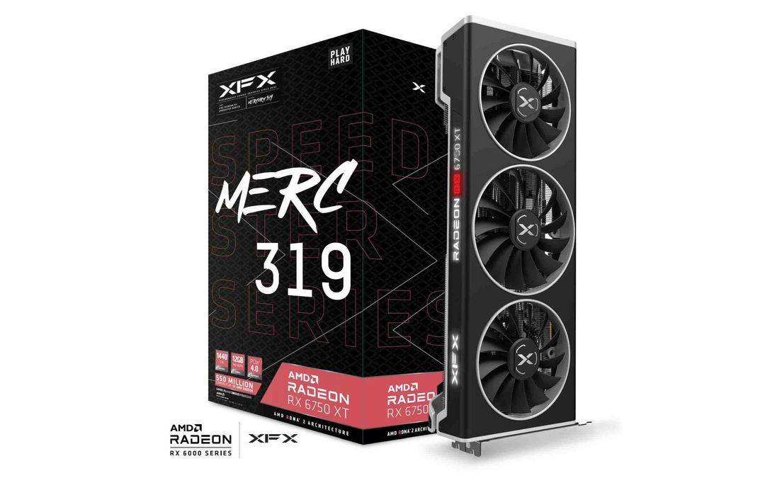 Κάρτα γραφικών XFX AMD Radeon RX 6750 XT Speedster Merc 319 Black 12GB GDDR6 - RX-675XYTBDP