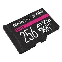 Карта памет Team Group A1 PRO microSDXC 256GB UHS-I U3 V30 A1 SD Адаптер