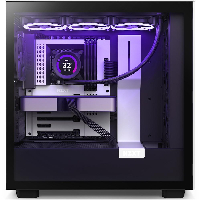 Кутия NZXT H7 Flow Matte Black & White