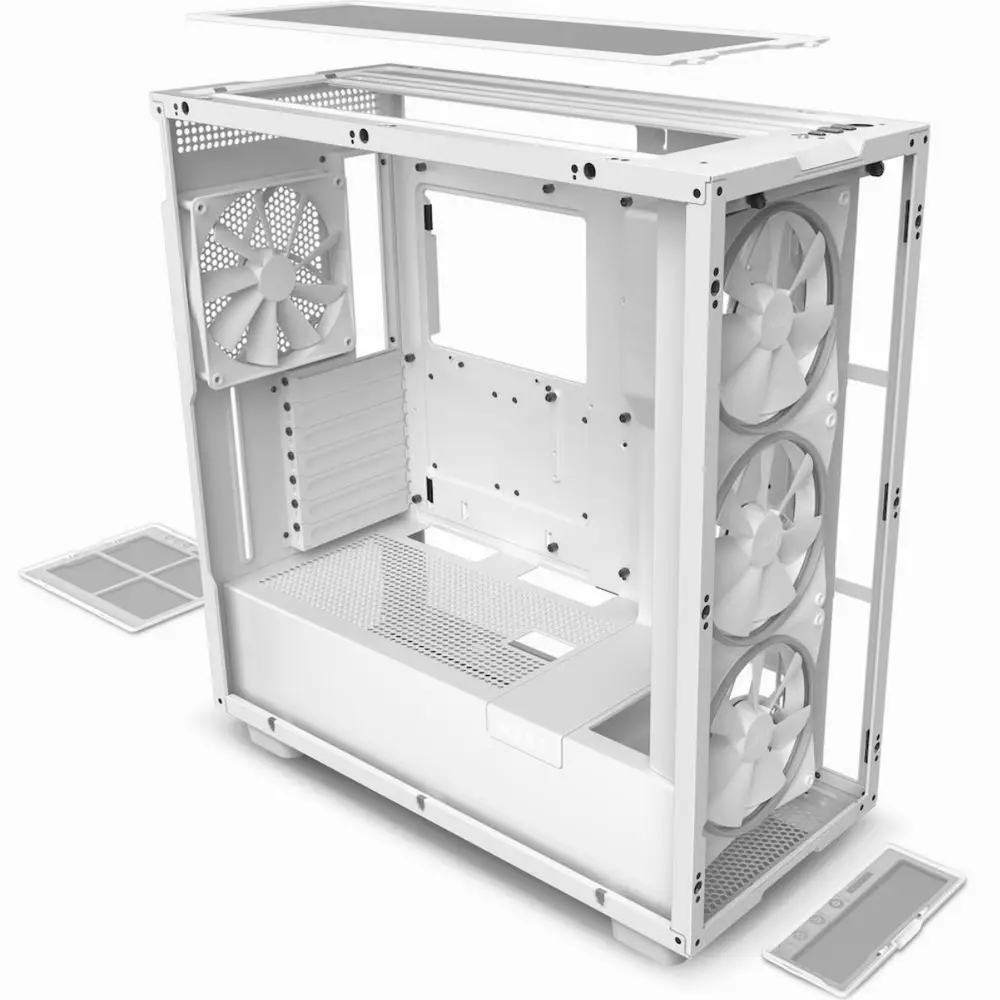 Кутия NZXT H7 Elite Matte White