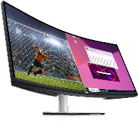 Монитор Dell S3423DWC Curved 34", VA, WQHD 3440x1440, 100Hz, 4ms, AMD FreeSync