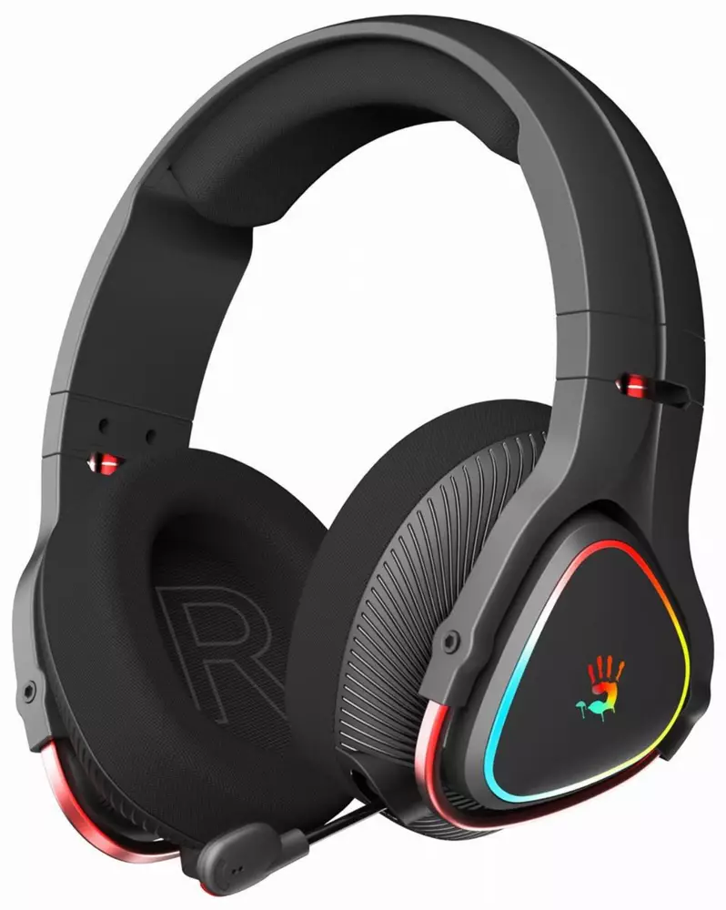 Геймърски слушалки A4TECH Bloody MR710 Bluetooth Wireless RGB PC, PS4, PS5 Black