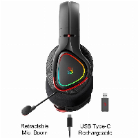 Геймърски слушалки A4TECH Bloody MR710 Bluetooth Wireless RGB PC, PS4, PS5 Black
